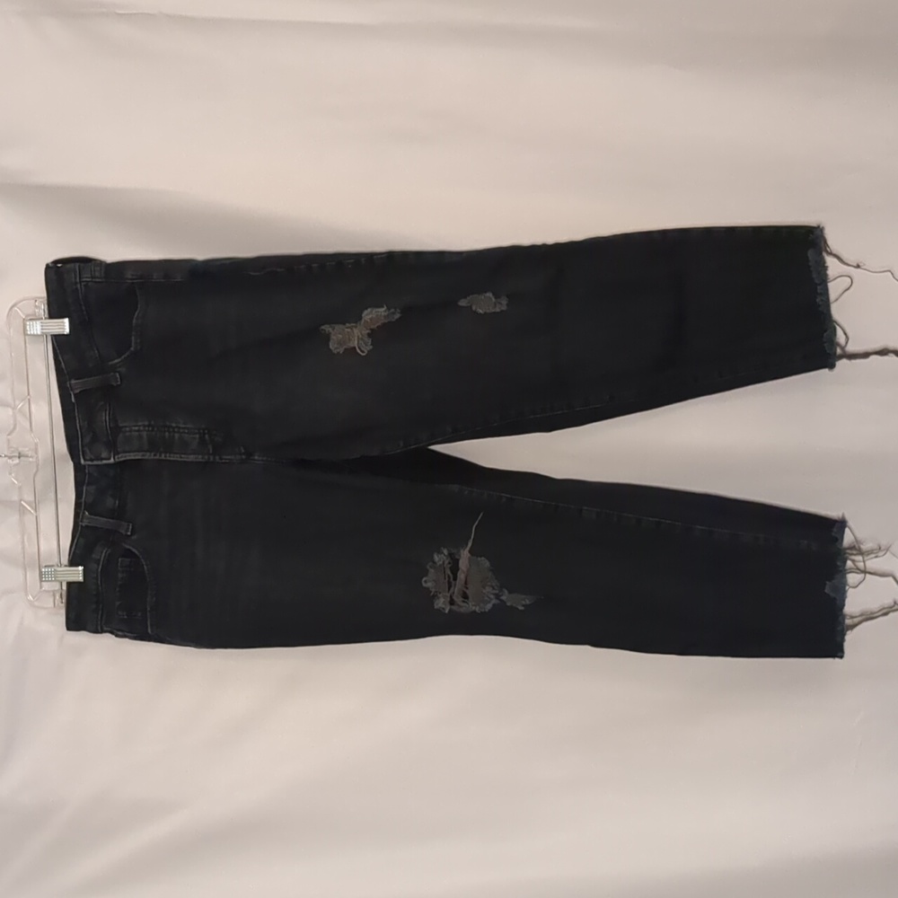 Old Navy Women’s High-Rise O.G. Straight Jeans - Black, Size 14 Petite